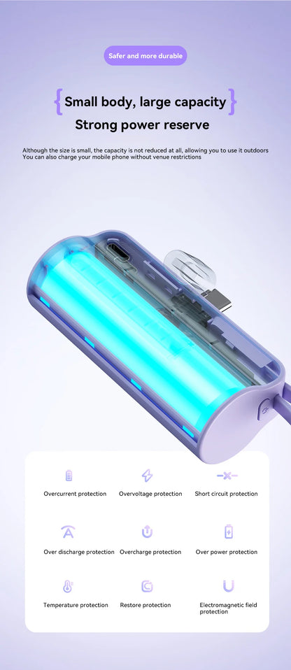 Mini Powerbank  Type-C for iPhone, Samsung