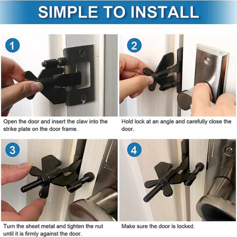 Portable Hotel/Home Door Lock